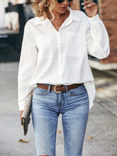 Patched Pocket Drop Shoulder Shirt